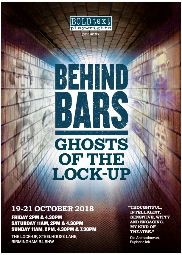 Behind Bars Ghosts of The Lock Up Leaflet FRONT